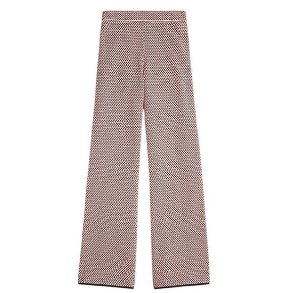 J.Crew Multicolored Sweater Pant Black Red Ivory Size Medium NWT - Picture 11 of 11